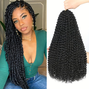 Water Ripple Crochet Wig – Double Strand Braided Style