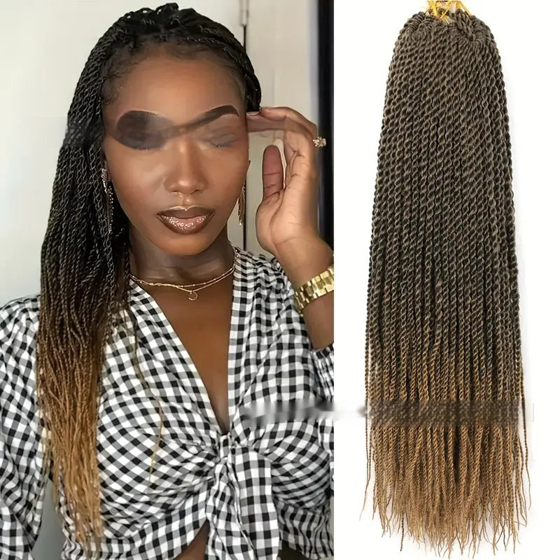 African Twist Braided Wig – Synthetic Dreadlocks Style