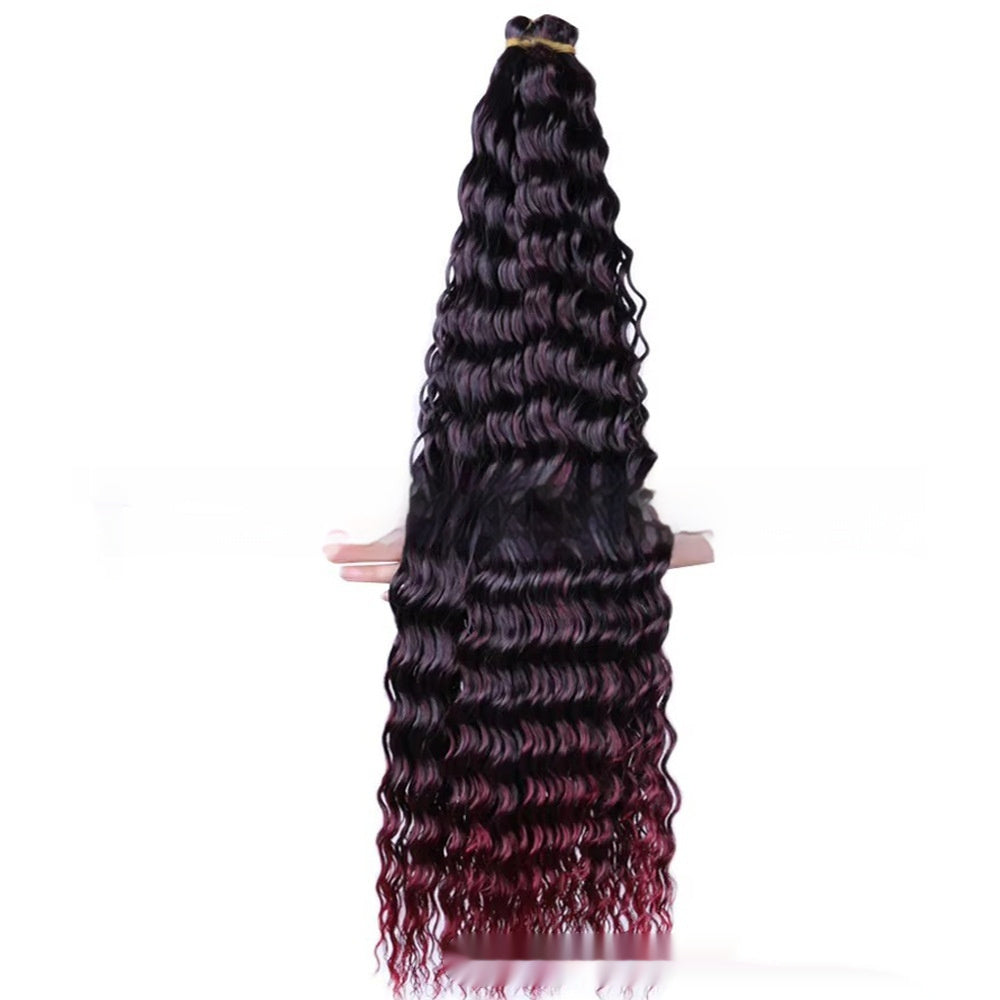 Deep Wave Crochet Hair Extensions – Long Latin Curly Style (24–30 inch, Multiple Colours)