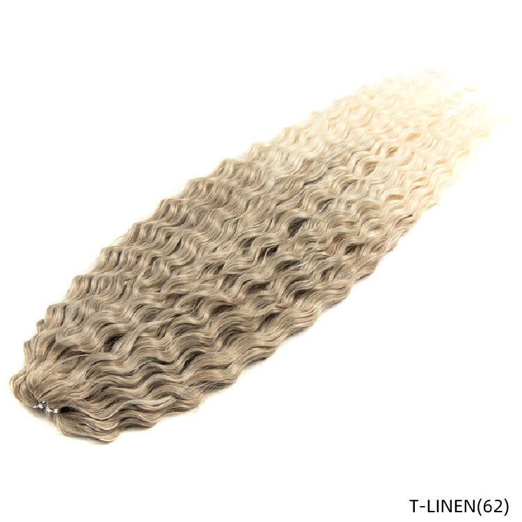 Water Ripple Crochet Braiding Hair Extensions – Long Synthetic Curls (24" – Multiple Colours)