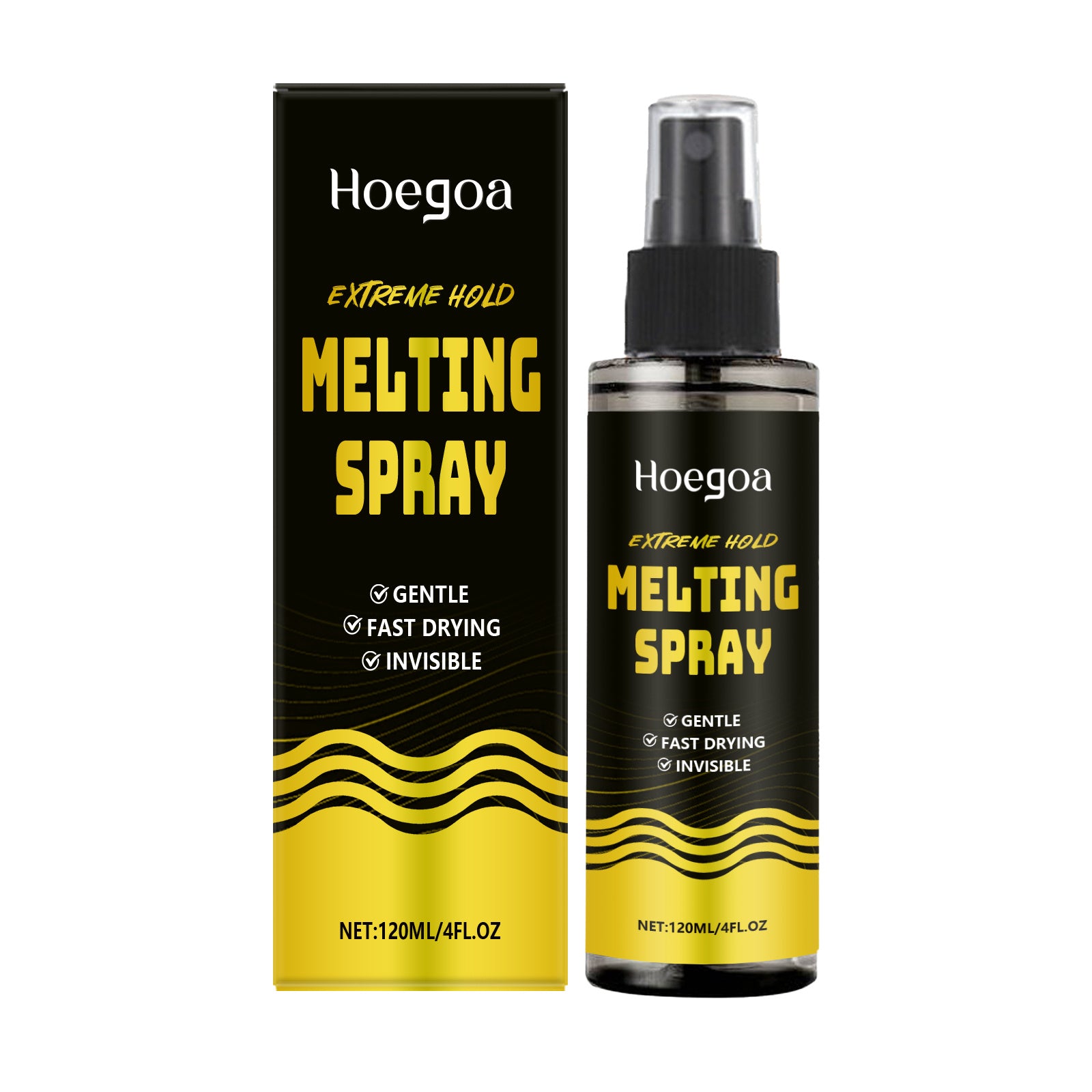 Hoegoa Extreme Hold Melting Spray – Fast Drying Invisible Wig Adhesive (120 ml)
