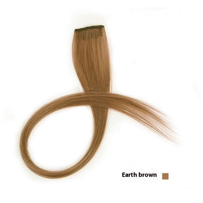 Rainbow Color Clip-In Hair Extensions – 24" Synthetic Streaks for Fun Highlights