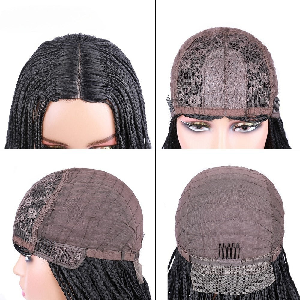 African Braid Long Synthetic Wig – Box Braids Style (24")