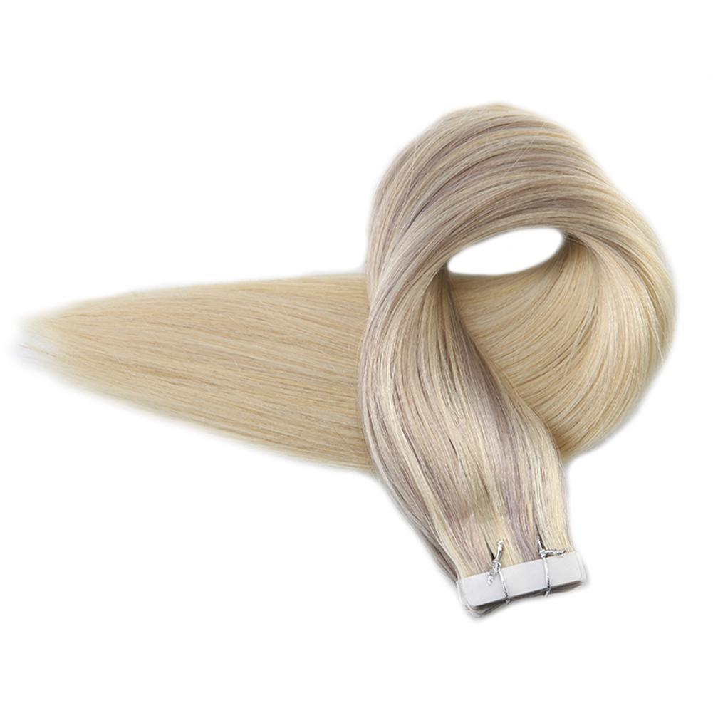 Real Human Hair Clip-In Extensions – Natural Straight, Multiple Lengths (16–22”)