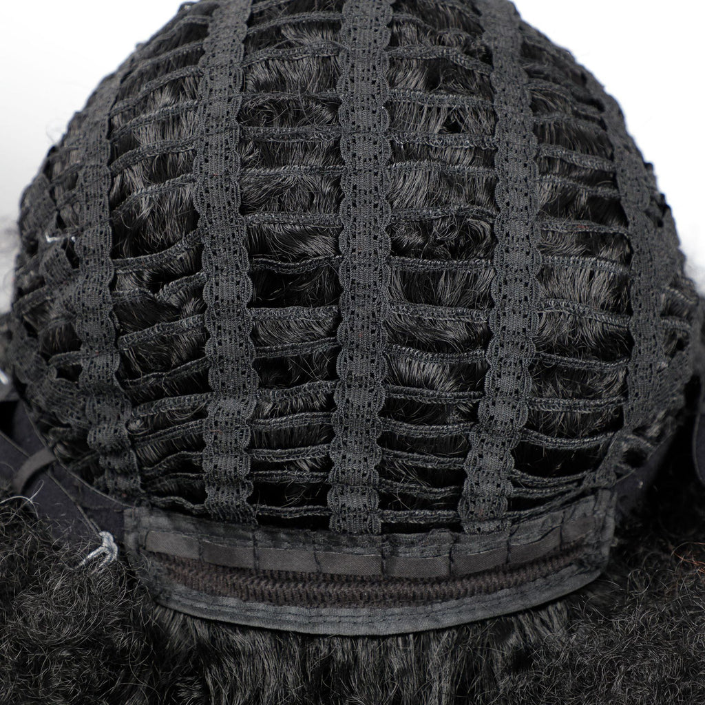 Short Afro Curly Wig – Fluffy Synthetic Cosplay Style