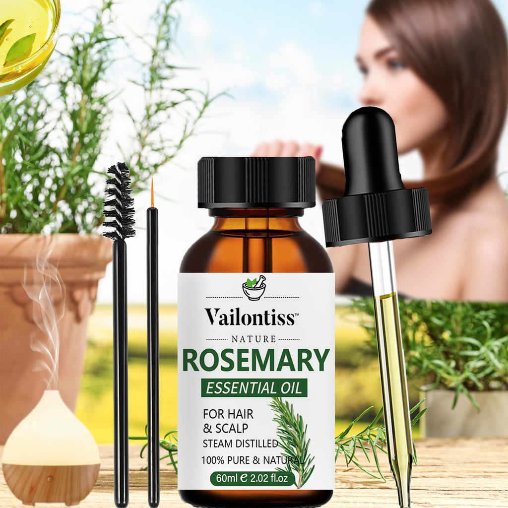 Rosemary Hair Growth Oil – Strengthening & Scalp Care Serum (60 ml)