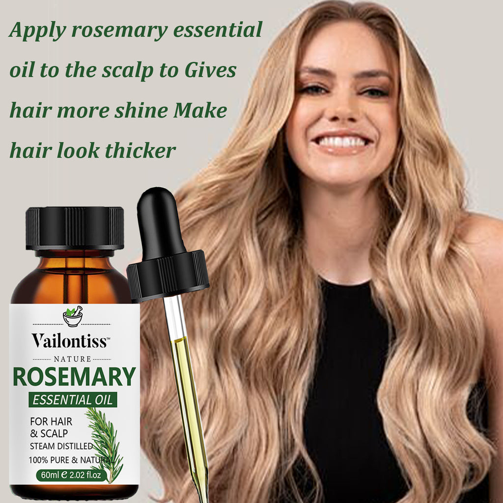 Rosemary Hair Growth Oil – Strengthening & Scalp Care Serum (60 ml)