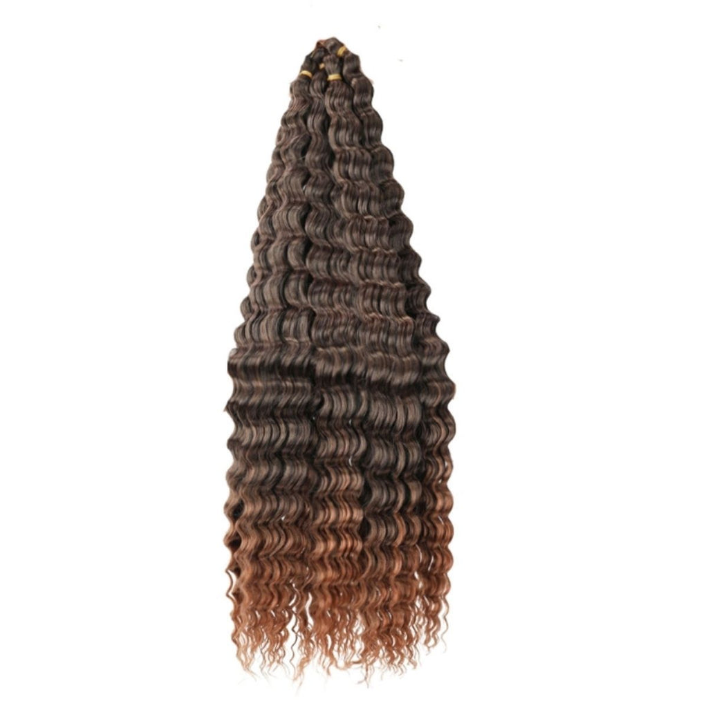 Boho Curly Crochet Hair – Long Goddess Braids Extensions (18″/24″/30″)