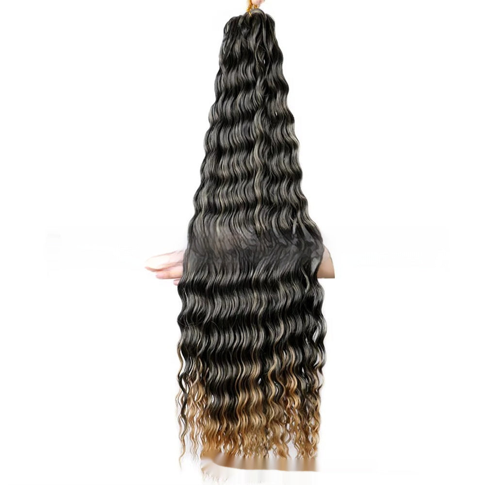 Deep Wave Crochet Hair Extensions – Long Latin Curly Style (24–30 inch, Multiple Colours)