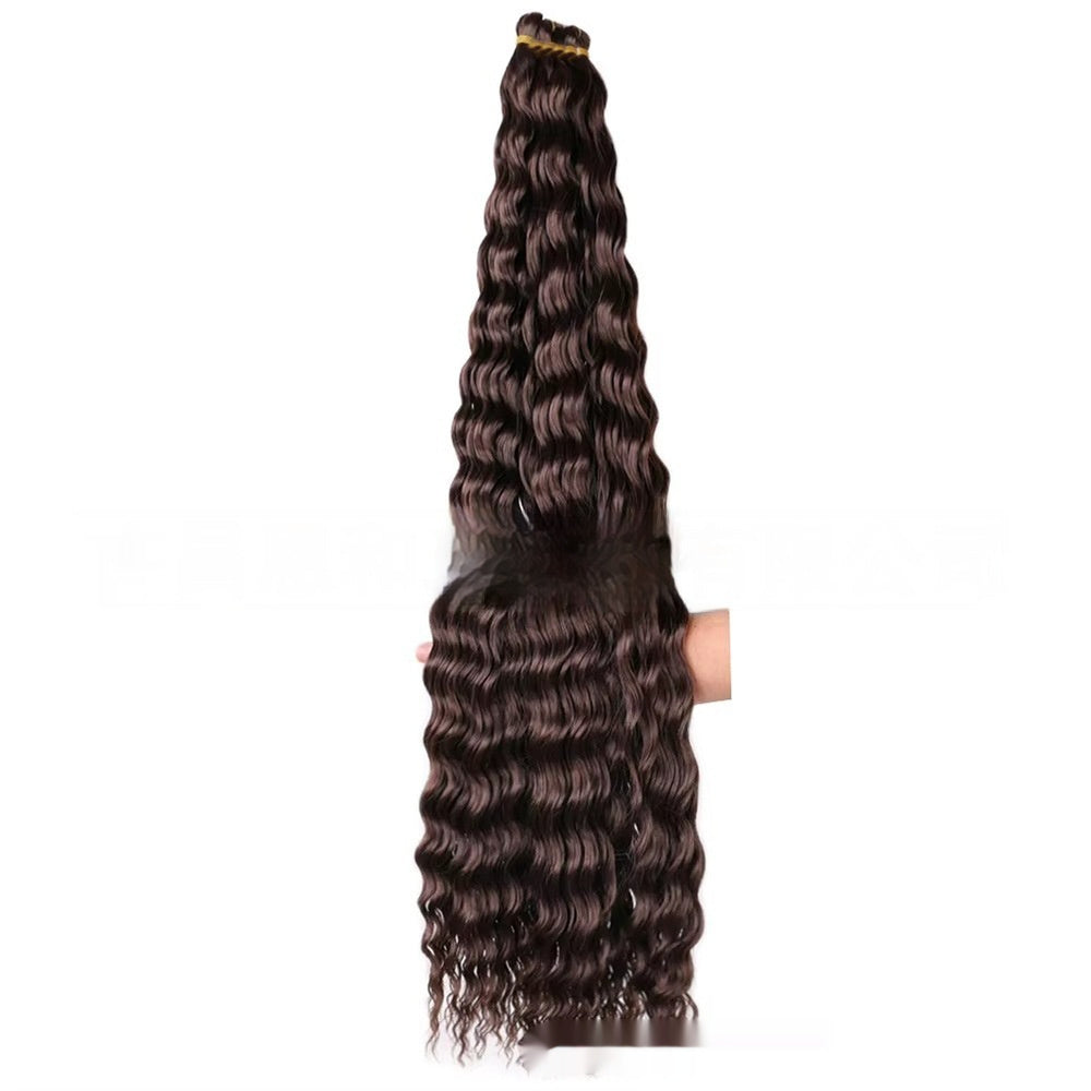 Deep Wave Crochet Hair Extensions – Long Latin Curly Style (24–30 inch, Multiple Colours)