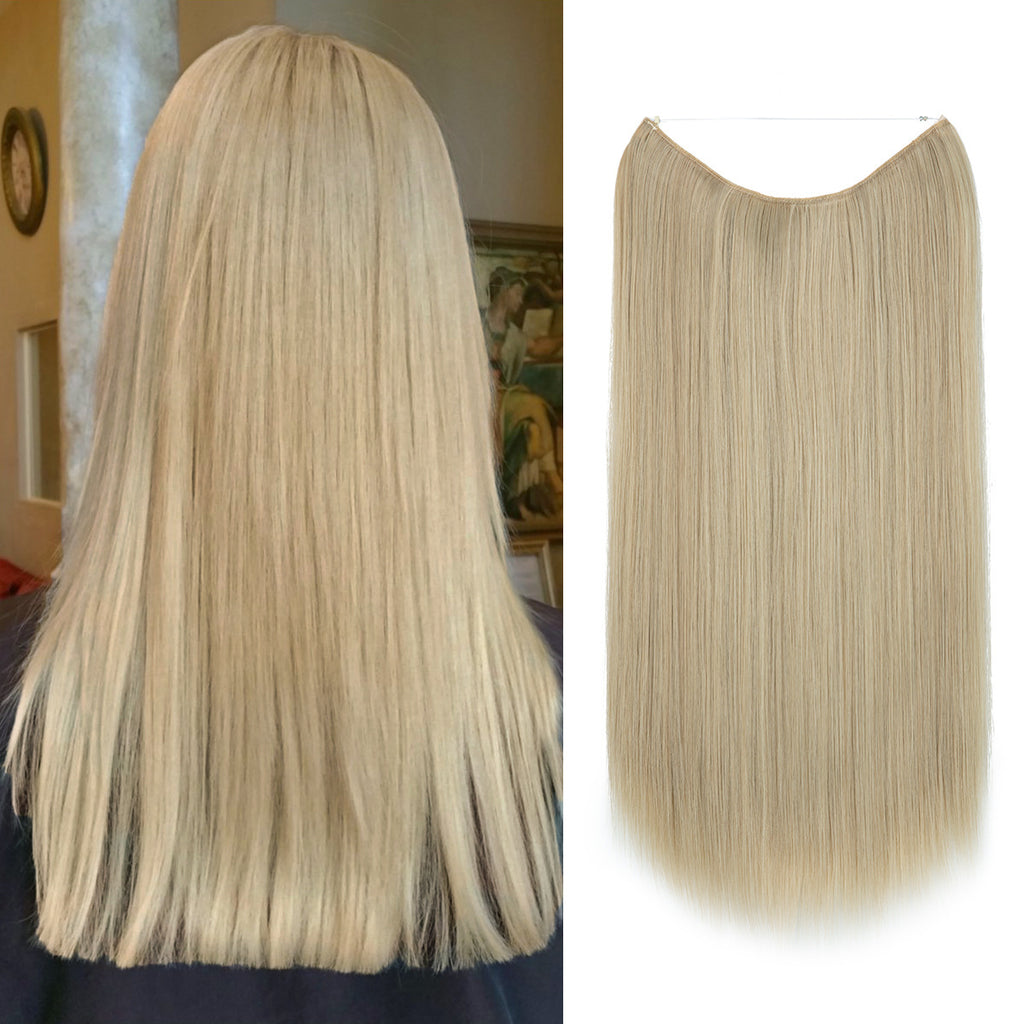 Long Straight Synthetic Clip-In Hair Extensions – Natural Shine, Heat-Resistant & Easy Fit