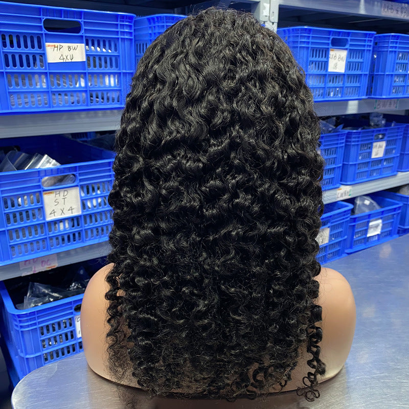 Burmese Curly Human Hair Lace Wig – Natural Luxury Volume