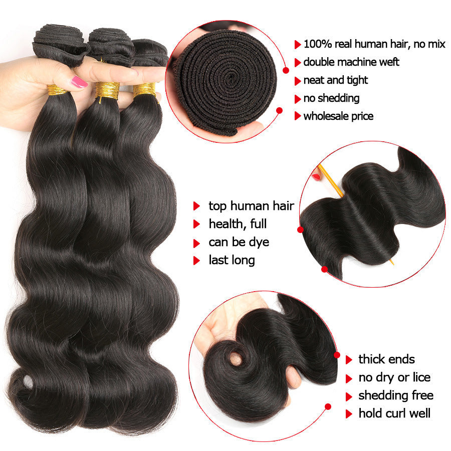 Premium Body Wave Human Hair Bundles – 100% Virgin Remy Extensions