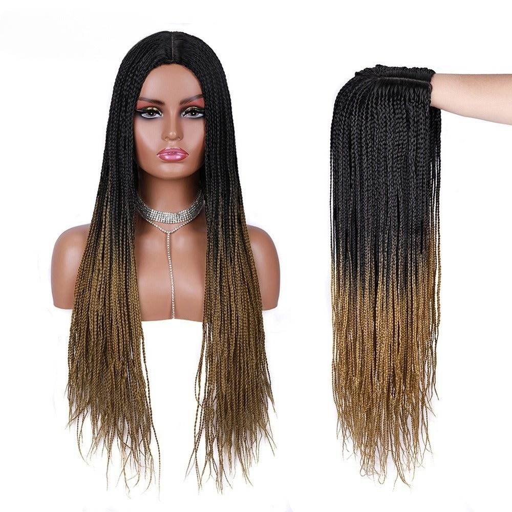 African Braid Long Synthetic Wig – Box Braids Style (24")