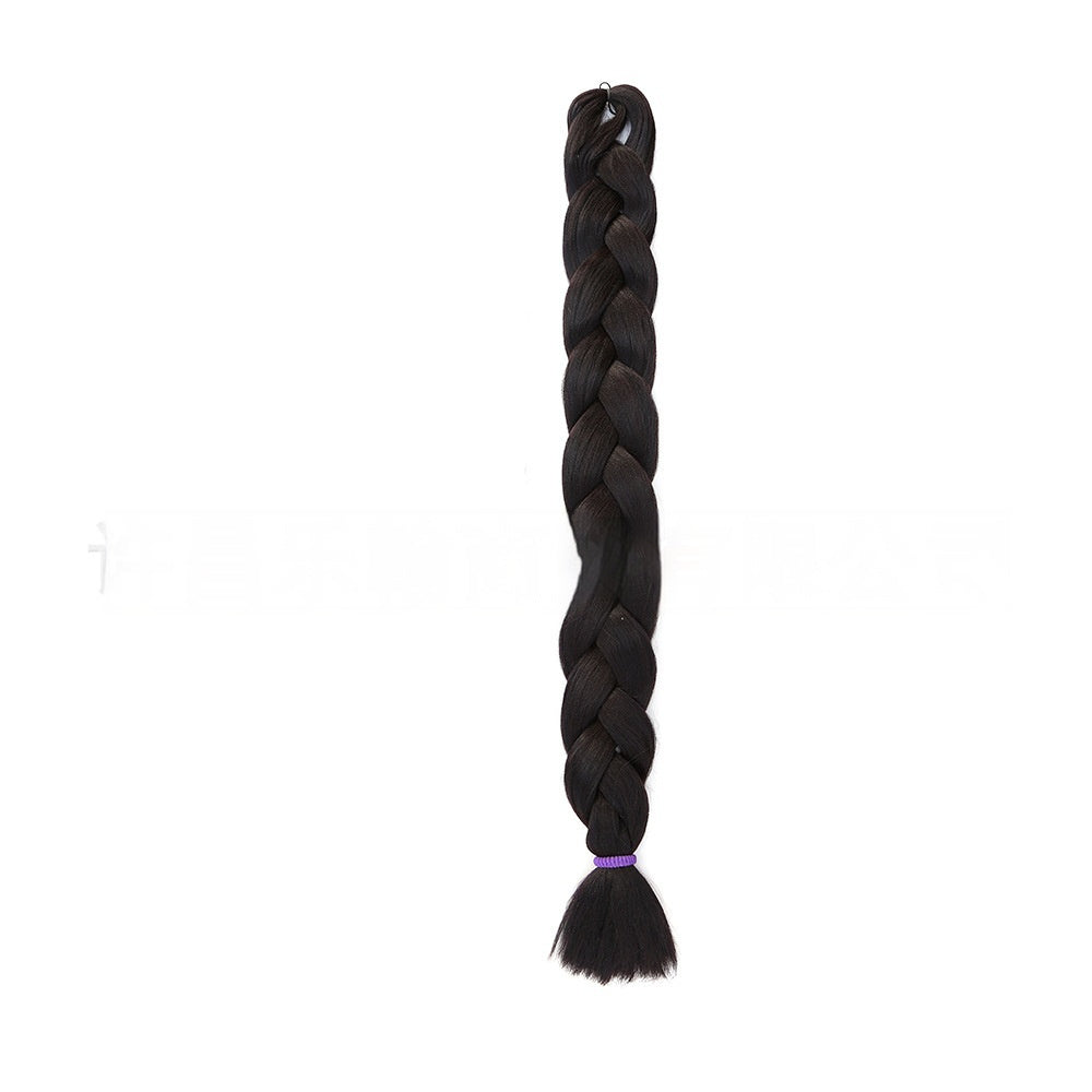African Jumbo Big Braid – Heat Resistant Synthetic Braiding Hair (24")