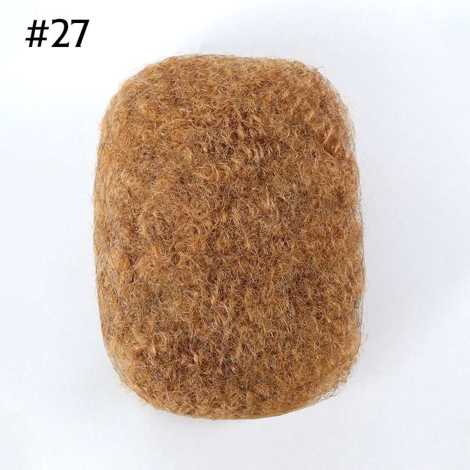 Afro Kinky Curly Human Hair Bulk – 50g Fluffy Natural Weaving Extensions